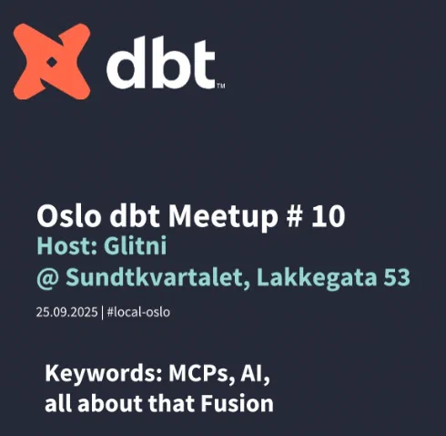 dbt Meetup nr. 10 dbt Meetup nr. 10